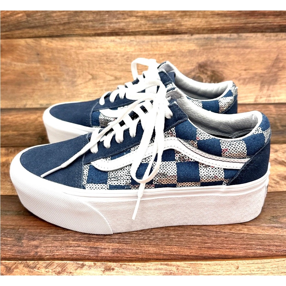 Vans Old Skool Stackform Shoes Platform Sneakers … - image 2